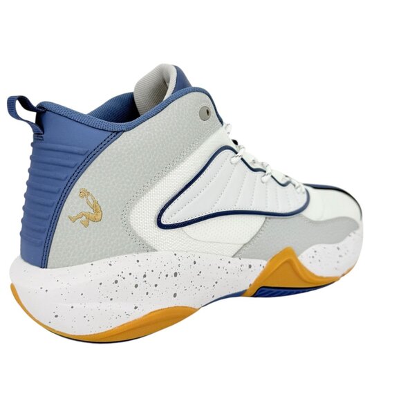 Shaq Men's Speed Demon Mid Blue White Grey Basketball Sneakers Size 13 NWOB - Picture 4 of 12